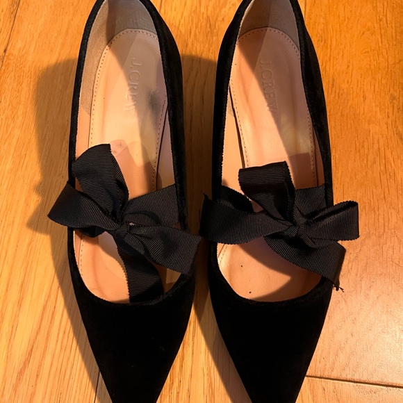 J. Crew Shoes - J.Crew Elwood Velvet Block Heel
